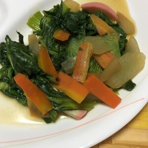 チンゲン菜とにんじんの簡単！野菜炒め